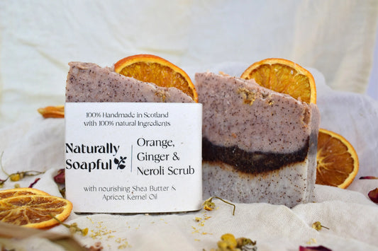 Orange, Ginger & Neroli Scrub Handmade Soap