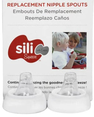 SALE Sili Squeeze Nipple Spouts 2pk (6m+)