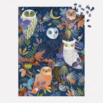 Owls At Dawn 1000 Piece Foil Puzzle