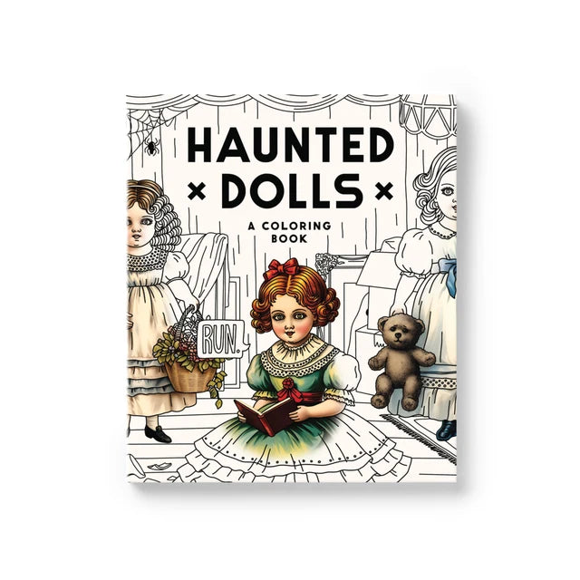 Haunted Dolls Colouring Book