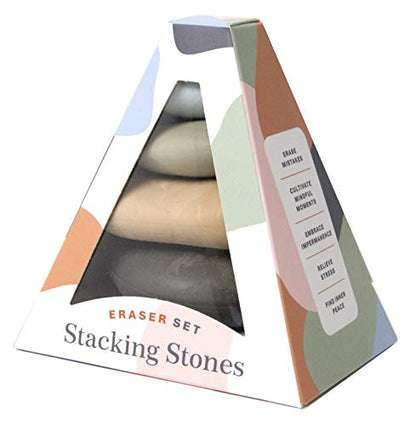 Stacking Stones Eraser Set