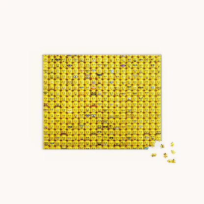 Lego Minifigure Faces Puzzle 1000 Pieces