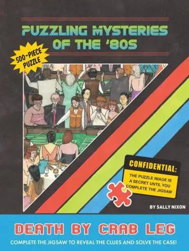 500 Puzzle Death By Crab Leg (Puzzling Mysteries Of The 80s)