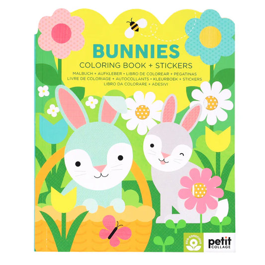 Bunnies Colouring Book & Stickers (4+)