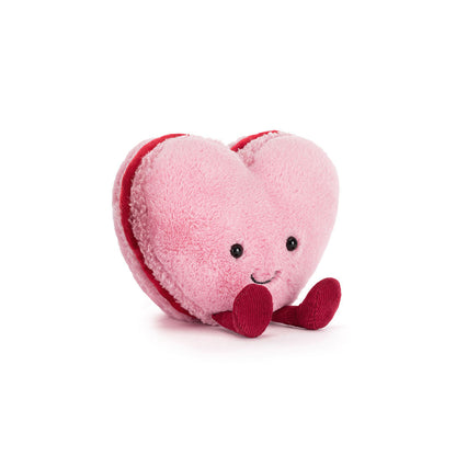 Jellycat Amuseables Colette Heart Pink Macaron (0+)