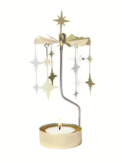 Tealight Angel Chime Sparkle (Gold)