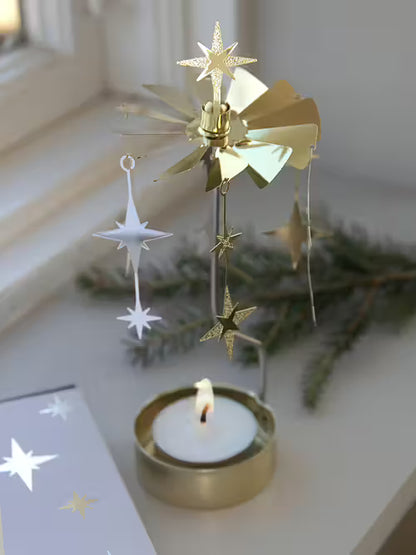 Tealight Angel Chime Sparkle (Gold)