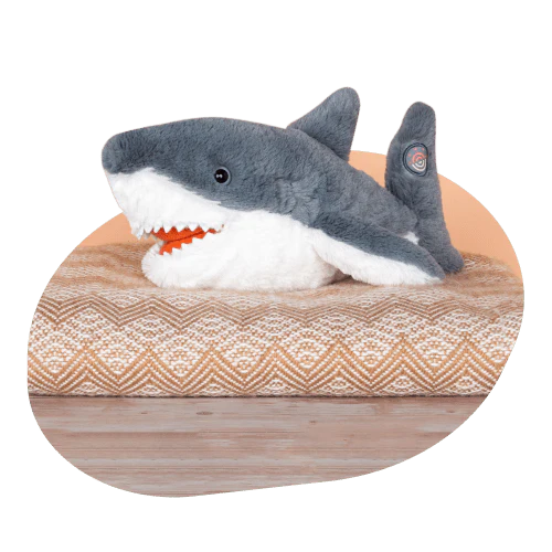 Great White Shark Soft Toy with Tracking Link