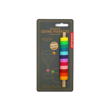 Rainbow Silicone Drink Markers