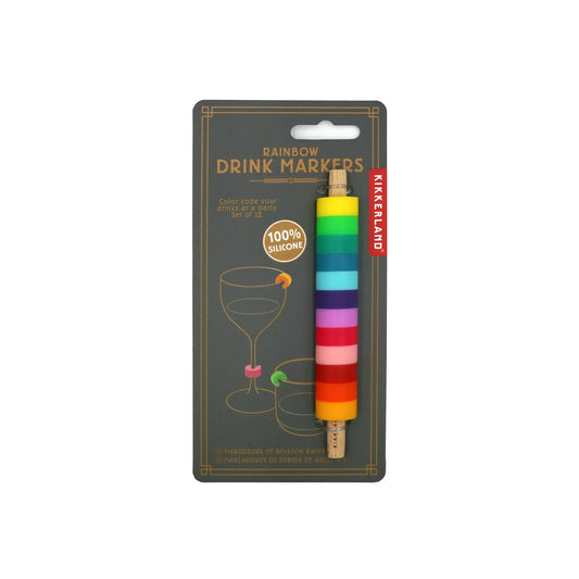 Rainbow Silicone Drink Markers