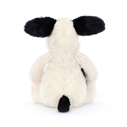 Jellycat Bashful Rufferty Black & Cream Puppy (0+)