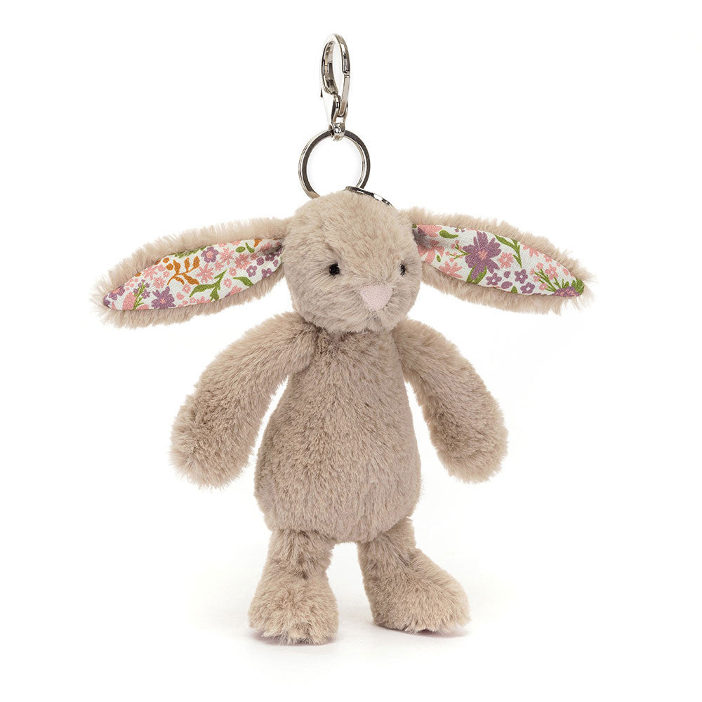 Jellycat Blossom Beige Bunny Petal Bag Charm