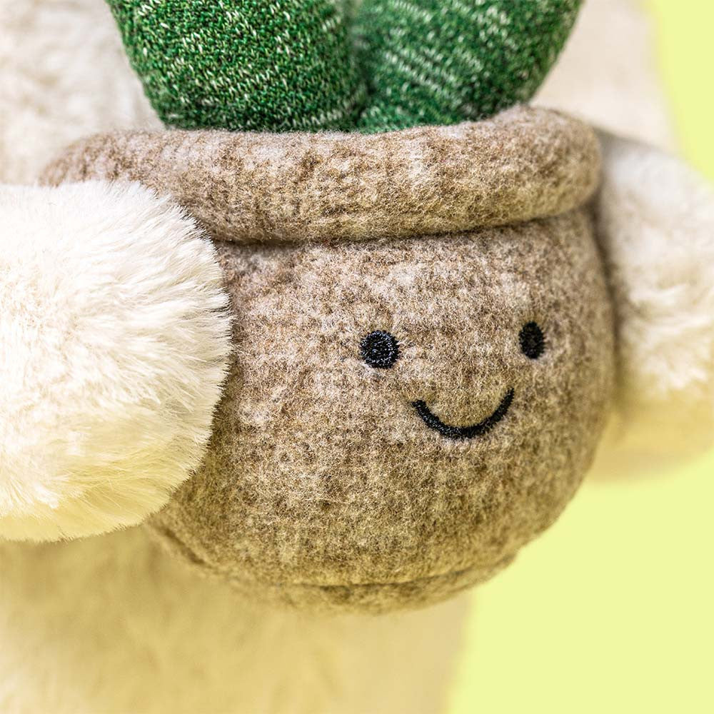 Jellycat Cream Bunny with Plant (0+)