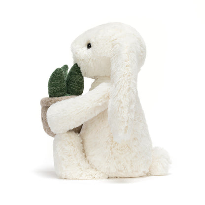 Jellycat Cream Bunny with Plant (0+)