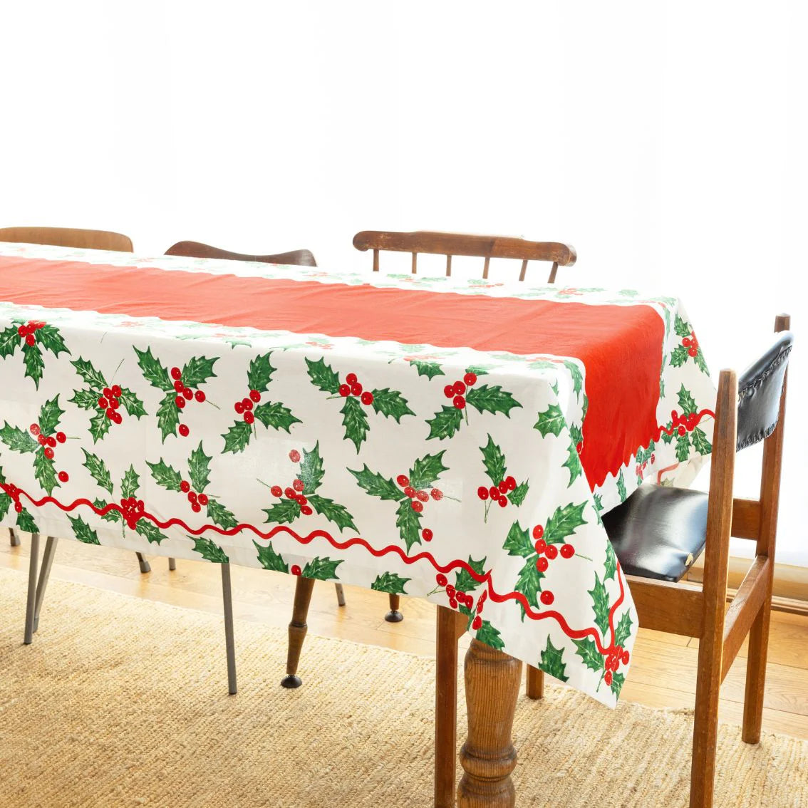 Talking Tables Holly Christmas Table Cloth