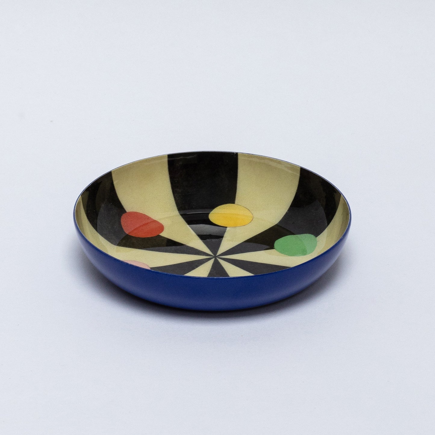 Round Enamel Tray - Colour Hexagon