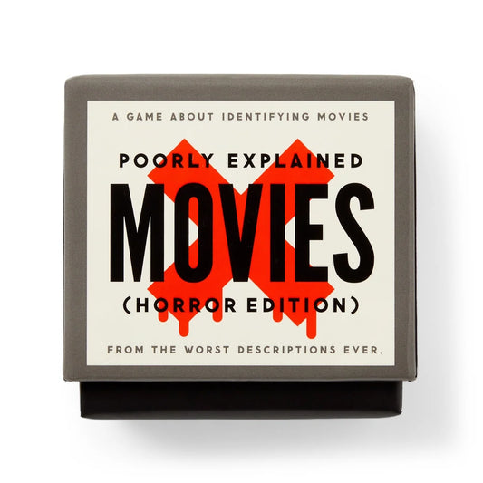 Mini Party Game Poorly Explained Movies - Horror