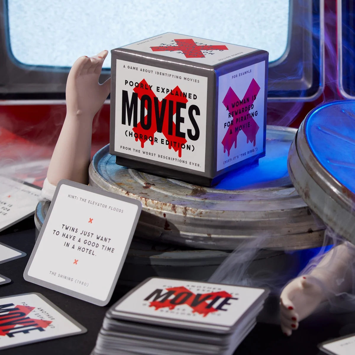 Mini Party Game Poorly Explained Movies - Horror
