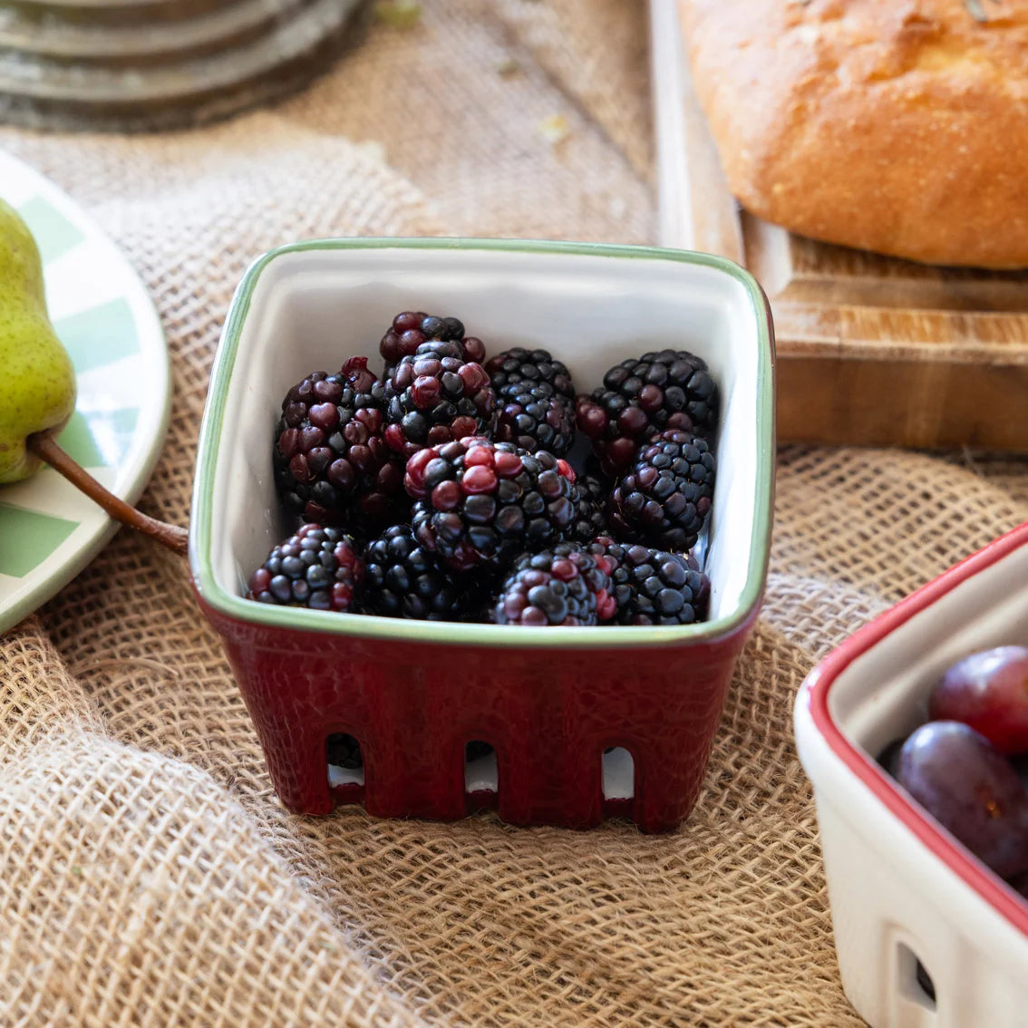 Blackberry Ceramic Punnet - 10.5cm