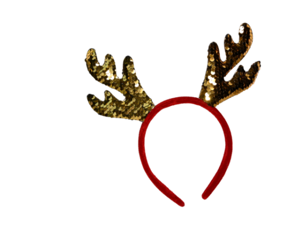 Ziggle Gold Antlers Headband