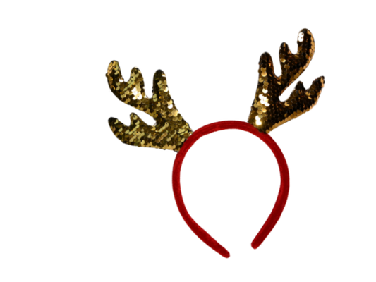 Ziggle Gold Antlers Headband