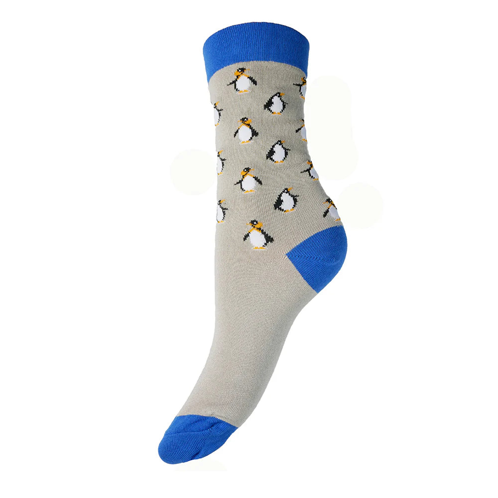 4-7 Bamboo Socks Penguin