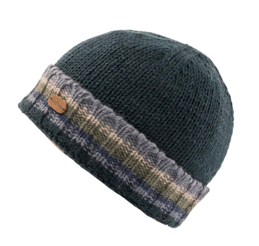 KuSan Beanie Pull On Turn Up (Teal)