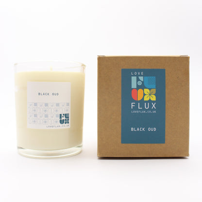 Flux Large Plant Wax Candle - Black Oud