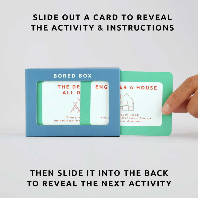 Slide Box Bored Box 101 Activites