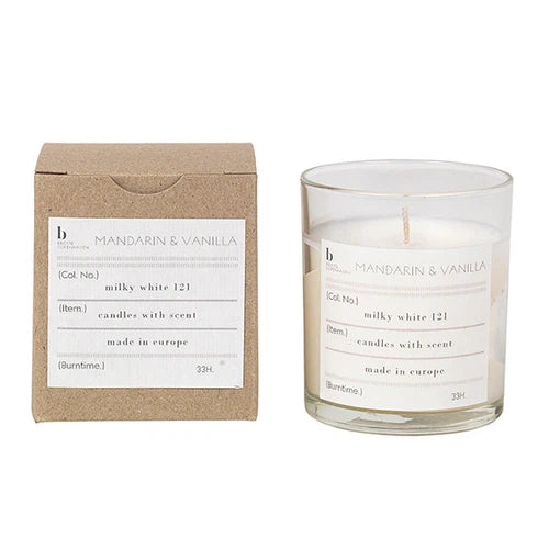 Broste Scented Soy Candle - Mandarin & Vanilla