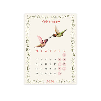 2026 Desk Calendar - Woodland