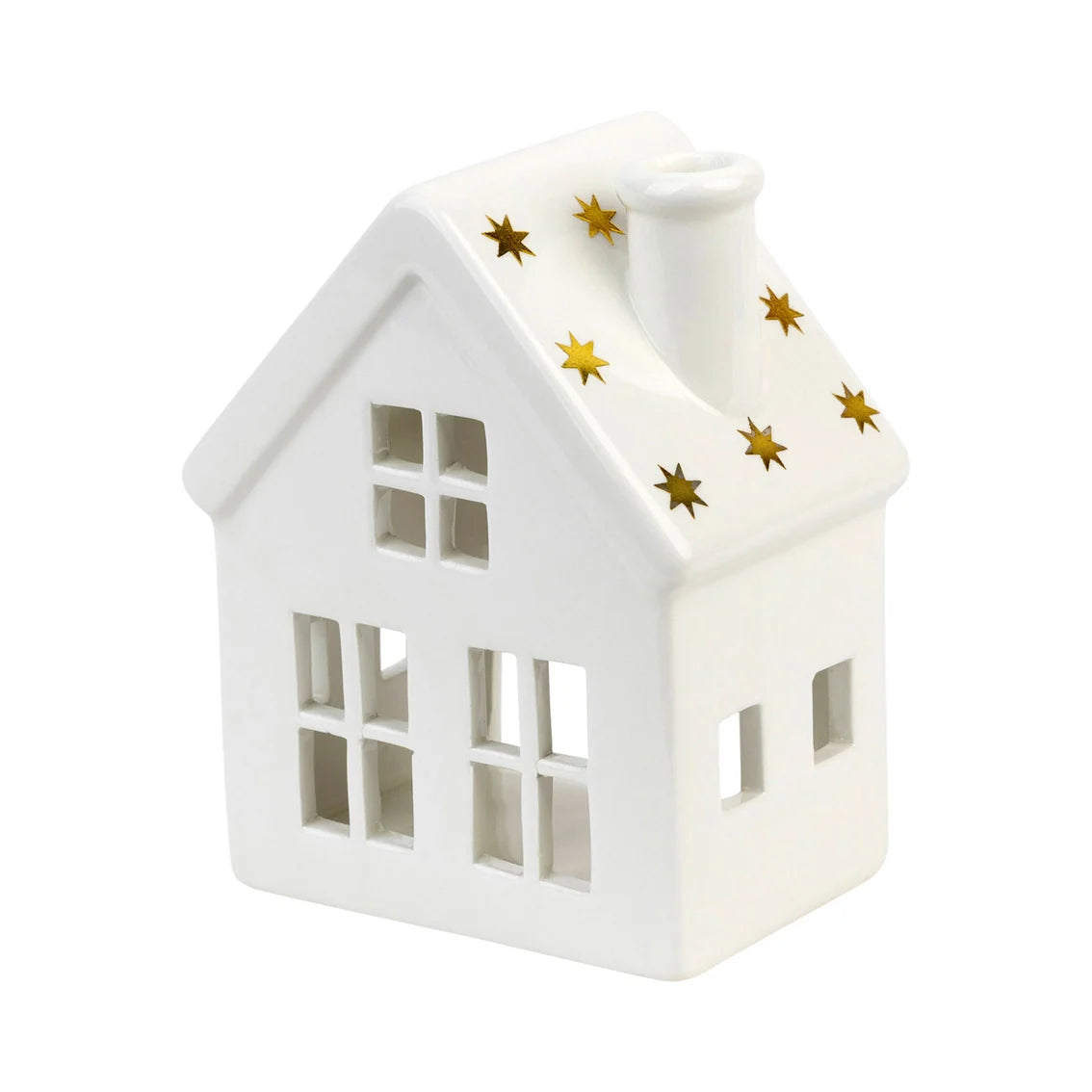 Advent Candle Ceramic House Set