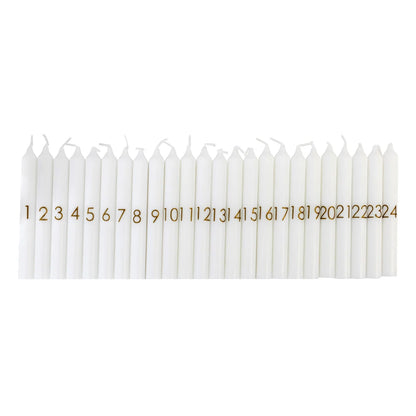 Advent Candle Ceramic House Set