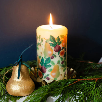 Pear Pillar Candle 15cm