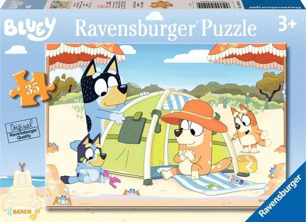 Bluey Beach Day Jigsaw Puzzle 35 Pieces (3+)