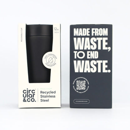 Recycled Stainless Steel 12oz Black