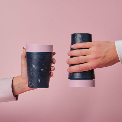 Fabric Reusable Cup 8oz Pink