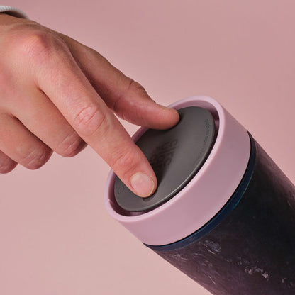 Fabric Reusable Cup 8oz Pink