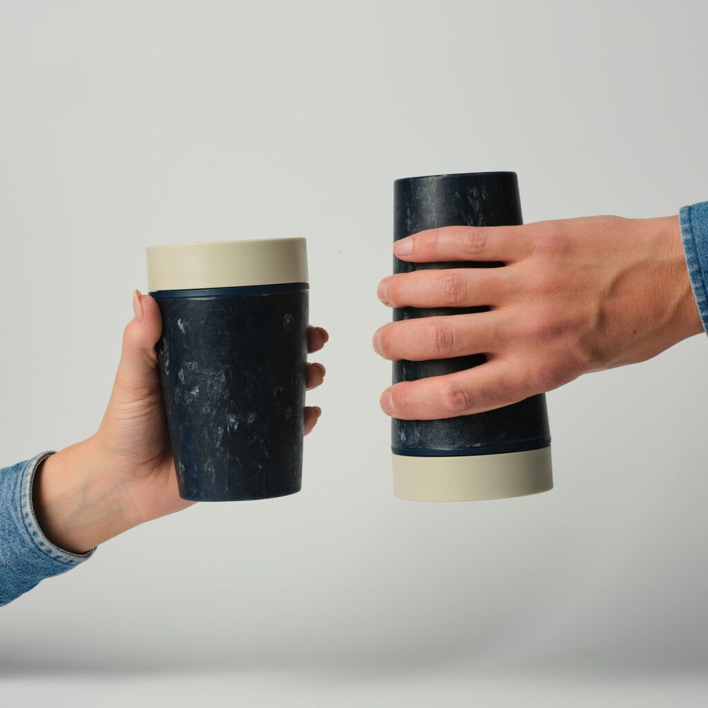 Fabric Reusable Cup 8oz Ecru