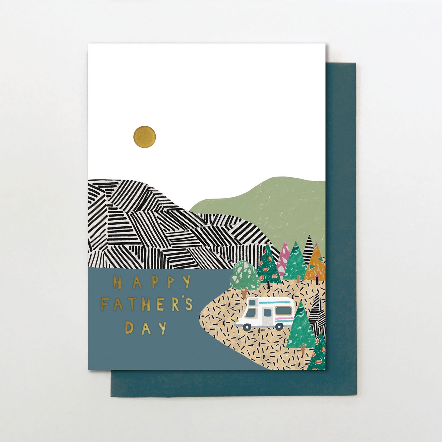 Fathers Day Card Campervan