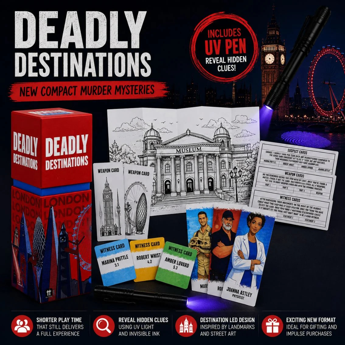 Deadly Destinations Game - London