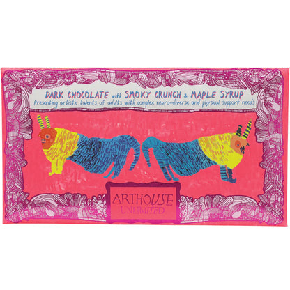 Arthouse Before & After the Dentist - Dark Chocolate Bar with Smoky Crunch & Maple Syrup (Vegan)