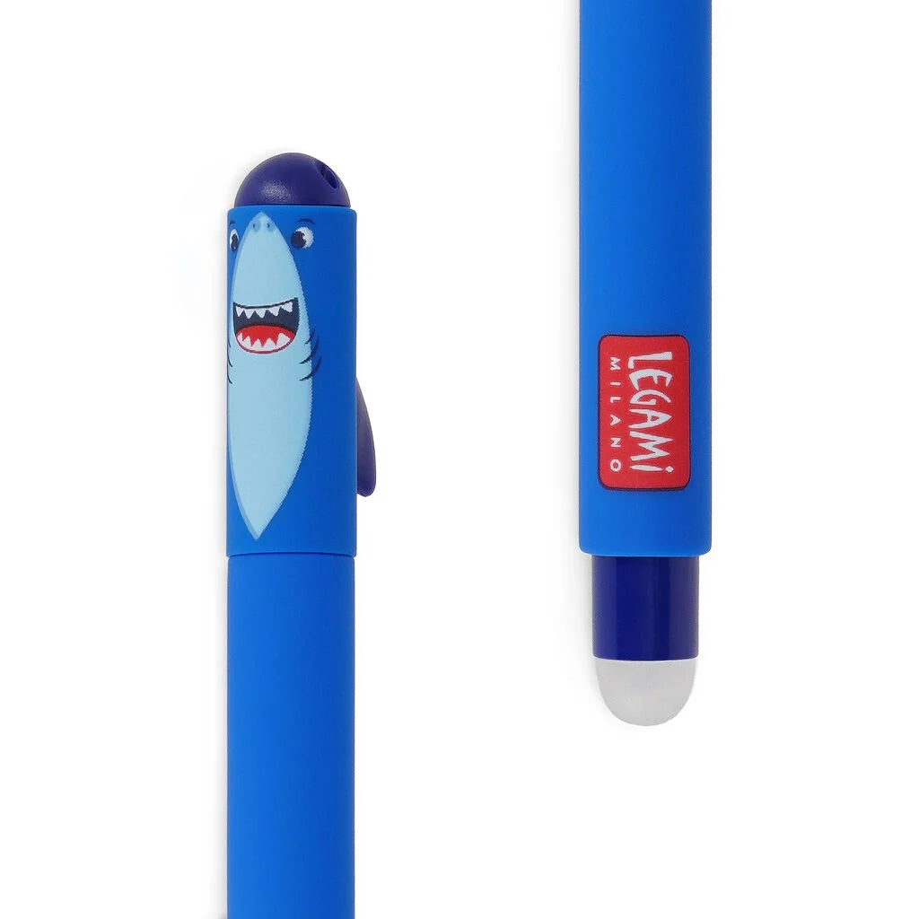 Erasable Pen Shark - Blue Ink