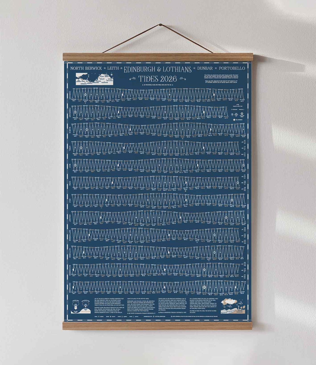 Oak Poster Hanger 51cm / 20in