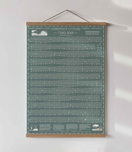 2026 Tide Chart Edinburgh & Lothians (Grey Green)