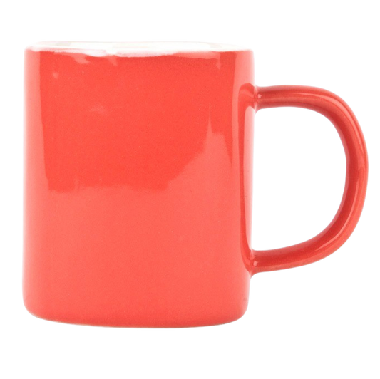 Stoneware Espresso Cup Coral