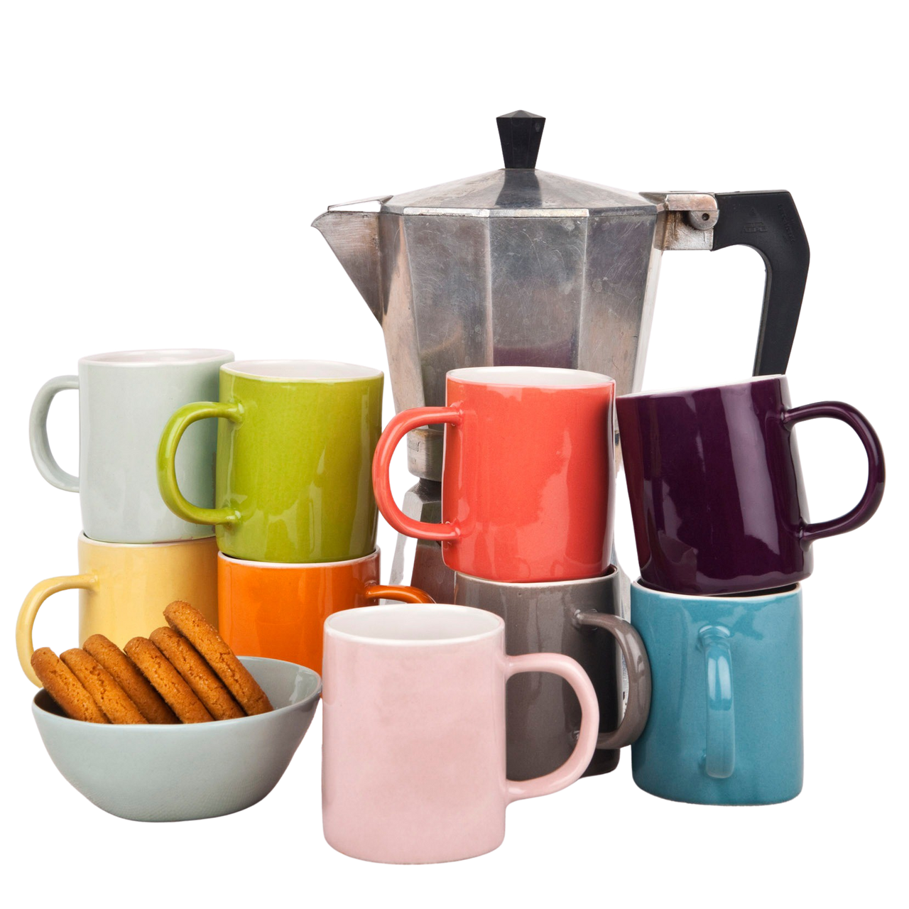 Stoneware Espresso Cup Coral