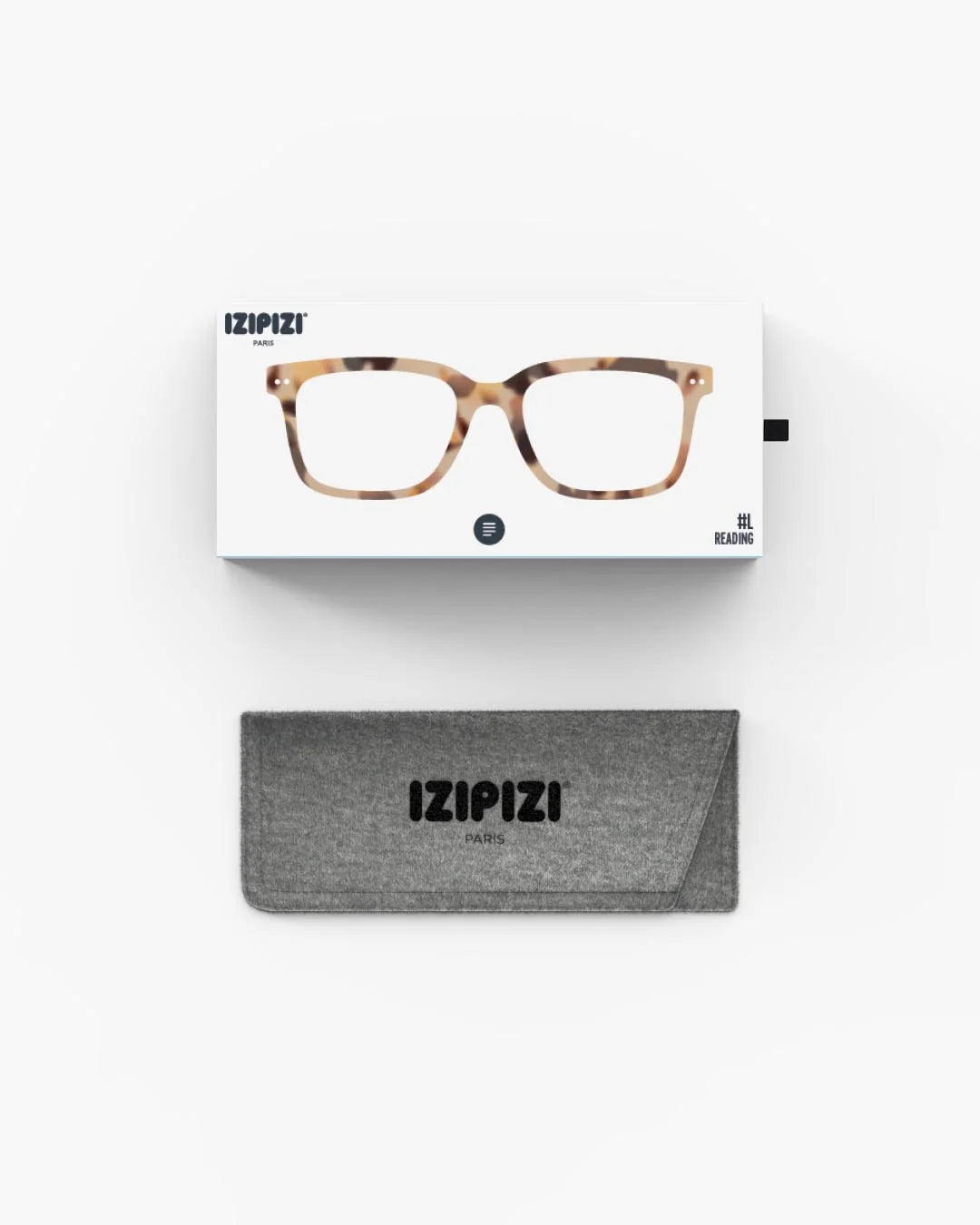 L Reading Glasses (Light Tortoise)