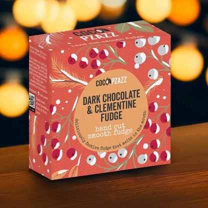 Coco Pzazz Dark Chocolate & Clementine Fudge