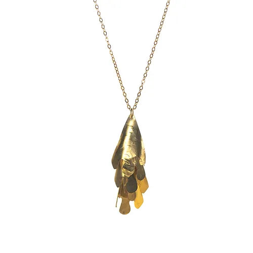 Seaweed Cascade Pendant Necklace
